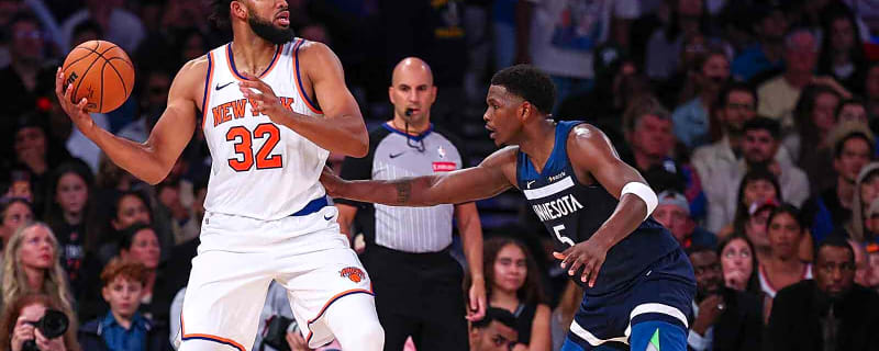 Knicks’ Karl-Anthony Towns shows love for Anthony Edwards after series win