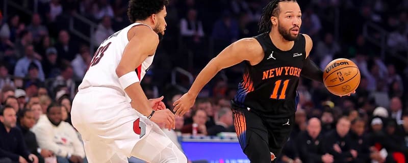Knicks’ Jalen Brunson eclipses 10,000 career points with effortless free throw vs. Blazers