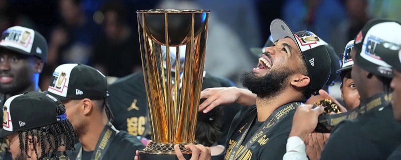 NBA Cup banner at MSG? Knicks’ Karl-Anthony Towns is just excited about the ‘dope-a** shirt’