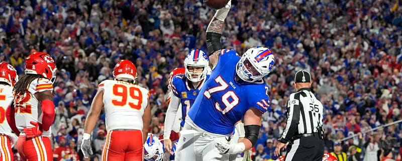 Bills’ Spencer Brown has hilarious silver lining if Myles Garrett breaks sack record on him