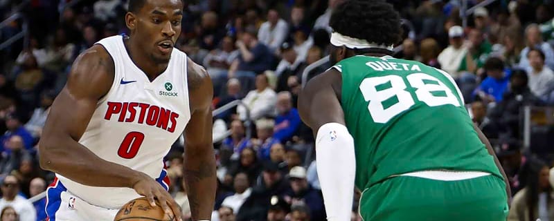 DeMarcus Cousins gives Jalen Duren his flowers after Pistons’ win vs. Celtics