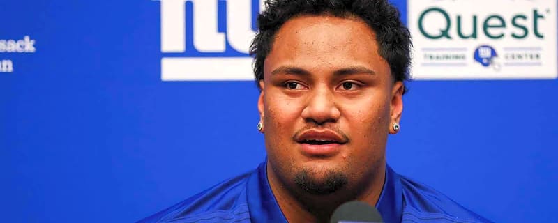 Giants’ Francis Mauigoa leaves Dolphins joint practice, but don’t be alarmed