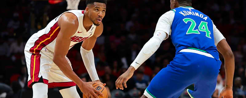 Chris Finch isn’t worried about Heat’s Giannis, Bam Adebayo playing together