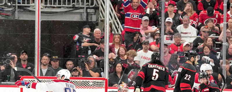 Hurricanes coach Rod Brind’Amour pinpoints Game 1 downfall while getting blitzed by Canadiens