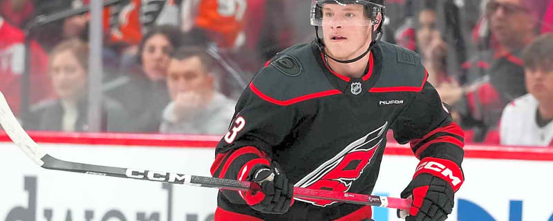 Hurricanes Jackson Blake drops hilarious self-own on playoff beard