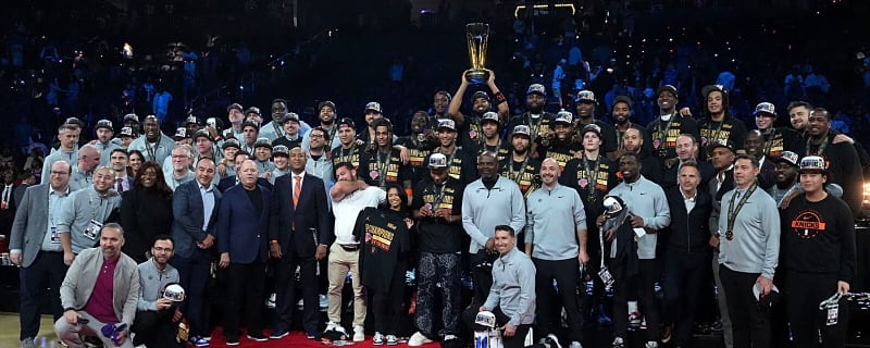 Knicks superfan Stephen A. Smith seeing ‘orange and blue skies’ in NBA Cup championship celebration