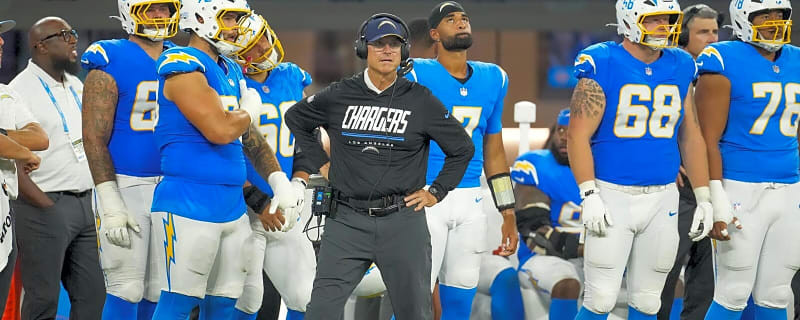 Chargers’ Jim Harbaugh laments major errors in ‘tight’ QB battle behind Justin Herbert