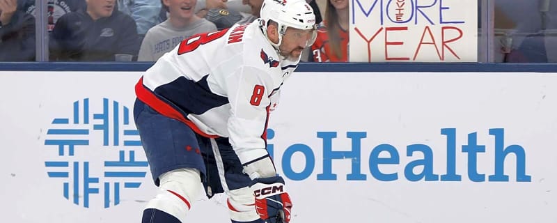 Watch Alex Ovechkin skate off the ice for the last time in 2025-26
