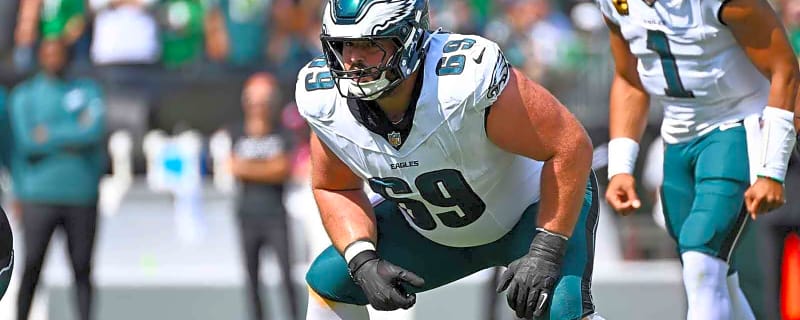 Eagles’ Landon Dickerson joins Jalen Carter, Lane Johnson on DNP list