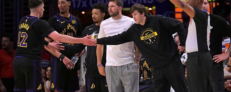 Lakers’ Jake LaRavia shows zero fear of facing Thunder in 2nd round