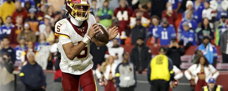 Commanders’ Jayden Daniels a full participant in practice amid elbow injury return