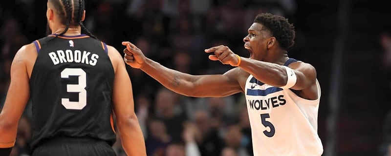 Timberwolves’ Anthony Edwards has words for Dillon Brooks after contested 3-pointer