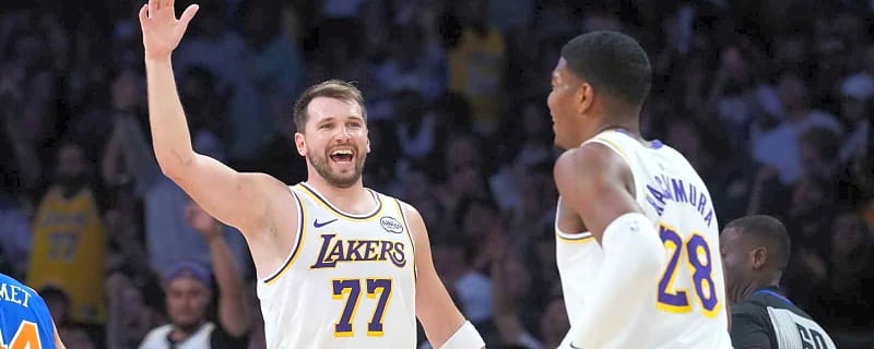 Lakers’ Luka Doncic sets record straight after missed call vs. Knicks