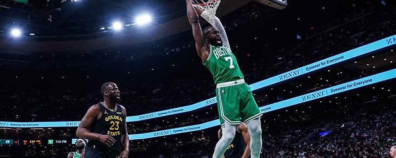 Jaylen Brown has grateful reaction to making Celtics history vs. Warriors