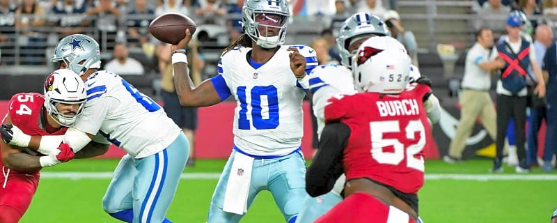 Cowboys’ Joe Milton shows off cannon with 53-yard TD to Jonathan Mingo