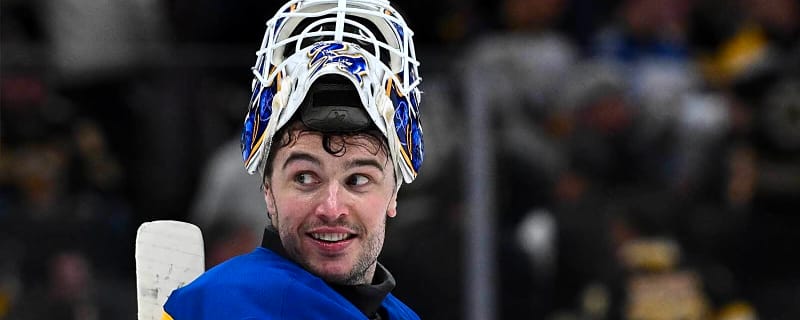 Sabres’ Alex Lyon NSFW chirp after stuffing Viktor Arvidsson penalty shot