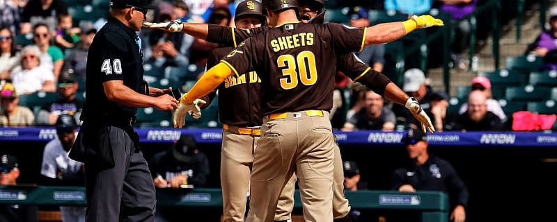 Padres slugger Gavin Sheets’ clutch hitting makes unique MLB history vs. Rockies