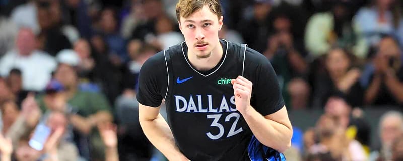 This Cooper Flagg poster of Brook Lopez in Mavericks-Clippers goes so hard