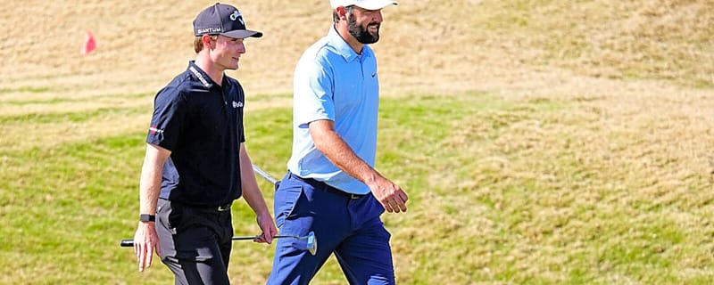 Blades Brown on playing with Scottie Scheffler at The American Express