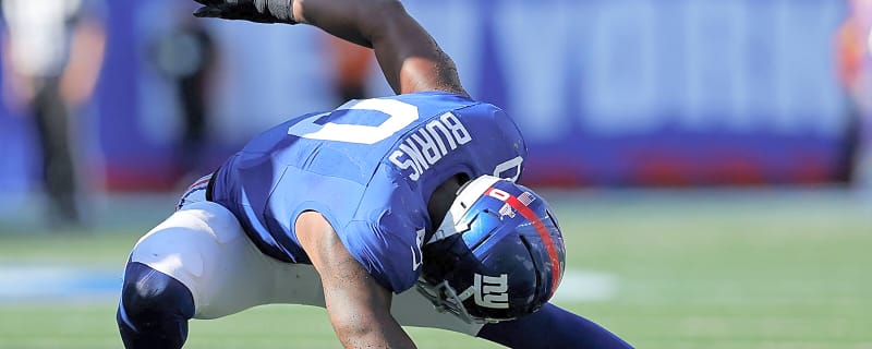 Giants’ Brian Burns breaks silence on ankle injury vs. Rams