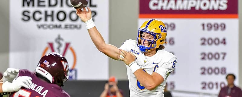 Pittsburgh’s Mason Heintschel getting MRI after leaving win vs. Virginia Tech with injury