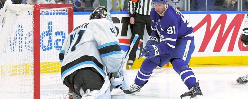 Maple Leafs’ John Tavares vocal on being honored before Mammoth win