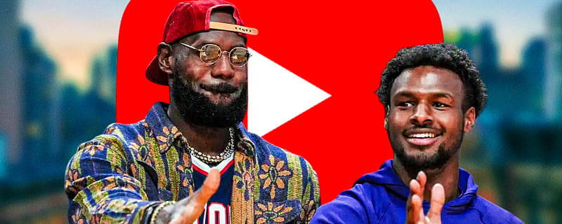 Watch LeBron James’ hilarious reaction to learning YouTube rituals from Bronny James