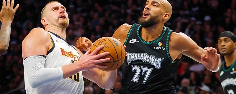 Timberwolves’ Rudy Gobert drops mic on Nikola Jokic going after Jaden McDaniels