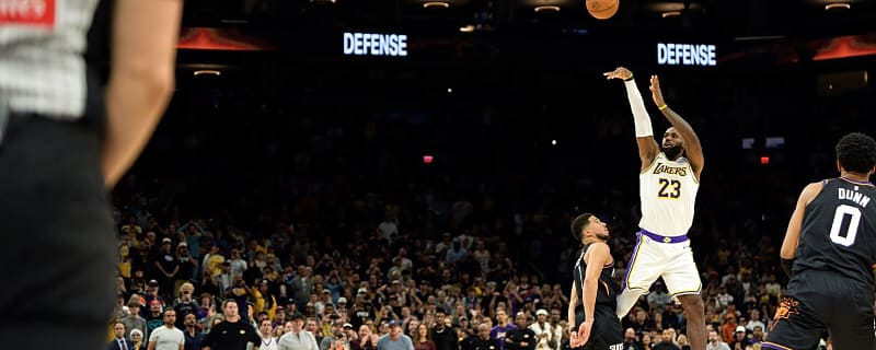 Suns’ Devin Booker calls out ‘lie’ after crucial LeBron James foul