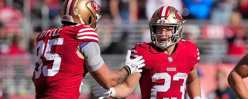 49ers’ Christian McCaffrey reacts to George Kittle’s moving message after Achilles tear