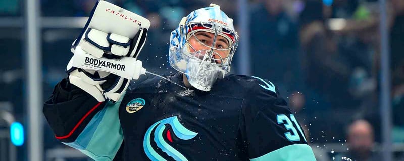 Kraken’s Philipp Grubauer vocal about ‘unbelievable’ win over Flyers