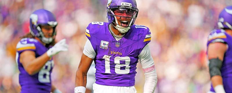 Vikings’ Justin Jefferson reacts to another quiet game, but this time in a win