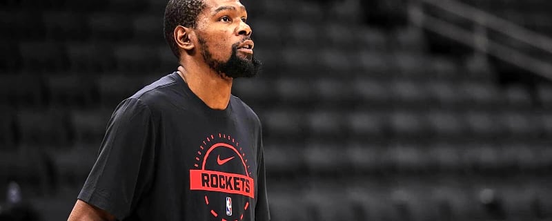 Rockets’ Kevin Durant gets all the attention at MLB All-Star Game with gesture