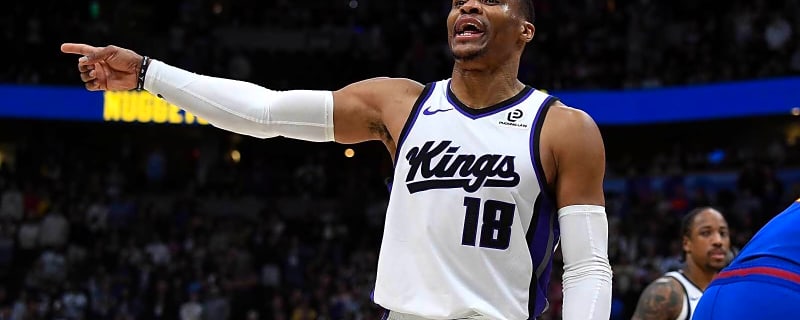 Kings’ Russell Westbrook, Nuggets’ mascot Rocky beef at end of stunning upset