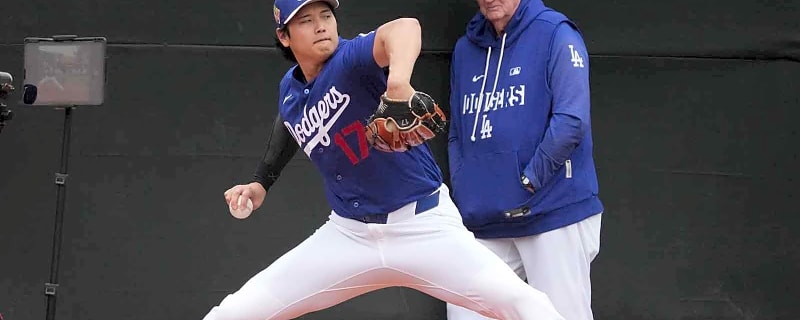 Shohei Ohtani’s arm already firing on all cylinders at Dodgers spring training