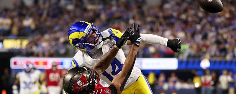 Watch Rams’ Cobie Durant rip ball from Cade Otton, return interception for touchdown