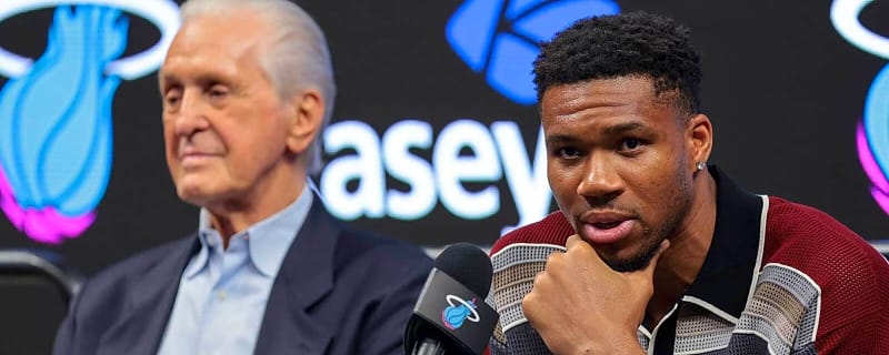 Giannis reveals ‘vulnerable’ first conversation with Pat Riley after Heat trade