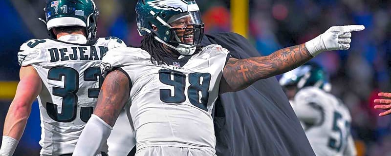 Eagles’ Jalen Carter, Lane Johnson limited ahead of 49ers clash