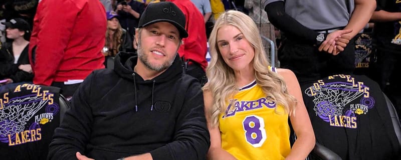 Rams QB Matthew Stafford’s wife Kelly flips the bird before insane regular season schedule begins
