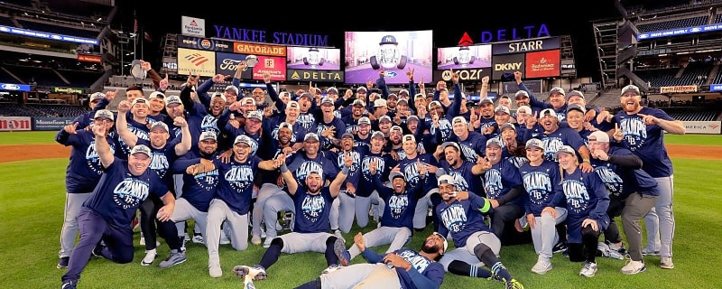 Rays Clinch AL East After Doubleheader Split With Yankees