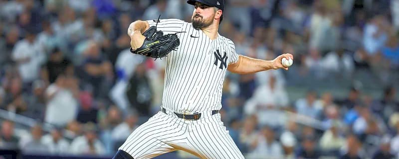 Yankees’ Carlos Rodon won’t be ready by Opening Day, but at least he can button shirt now