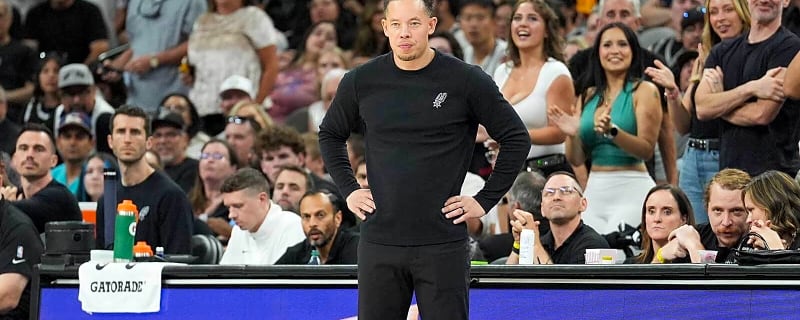 1 of the viral female Spurs fans always seen behind Mitch Johnson is an OnlyFans model with nearly 2 million IG followers