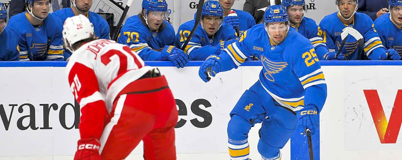 Red Wings’ perfect trade offer for Blues’ Jordan Kyrou