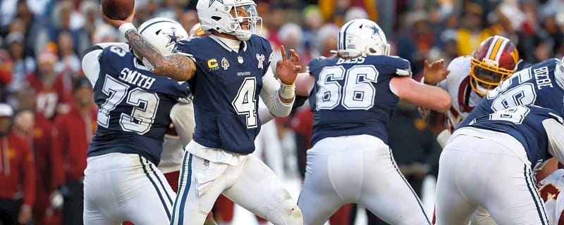 Dak Prescott falls 1 game shy of Tony Romo’s record Cowboys streak after beating Commanders