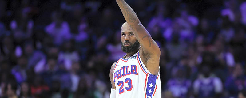 LeBron James wasn't satisfied with his performance in his 76ers debut