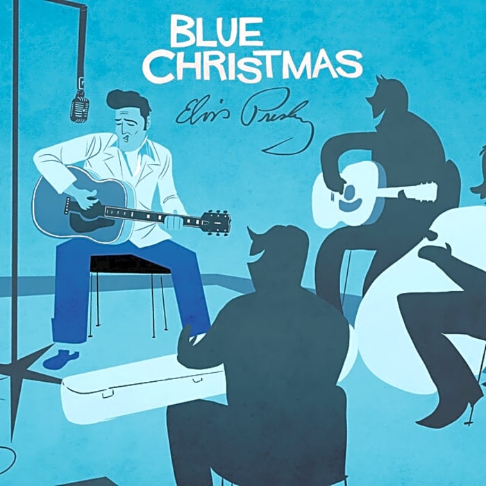 “Blue Christmas” by Elvis Presley