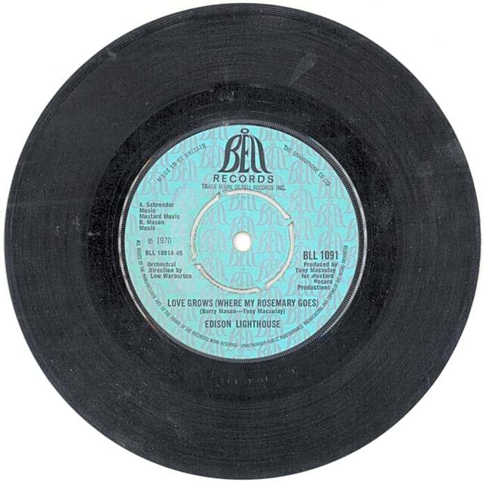 “Love Grows (Where My Rosemary Goes)” by Edison Lighthouse