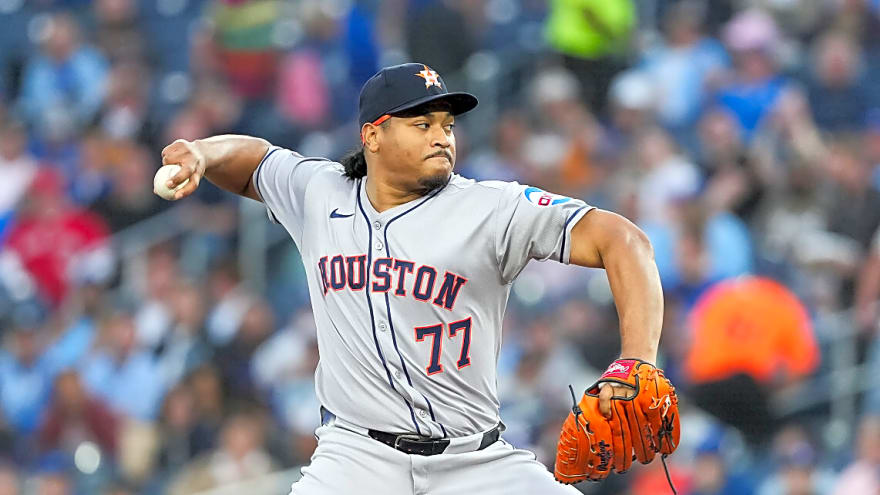 Astros Announce Luis Garcia Update After Leaving Blue Jays Game