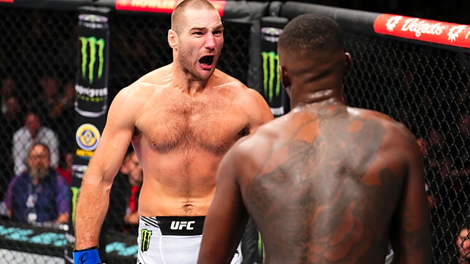 UFC Star Sean Strickland Storms Cage and Brawls With Fighter Who Beat His Teammate (Video)