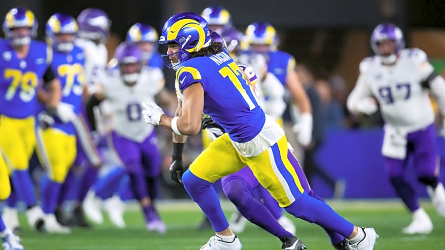 Pro Football Focus ranks Los Angeles Rams WR Puka Nacua in top 5 of two different major categories